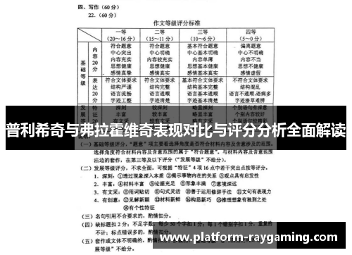 普利希奇与弗拉霍维奇表现对比与评分分析全面解读
